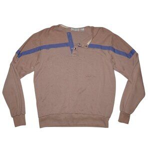 Vintage Mens Terry Henley Shirt Size M Boston Athletic Club by Gil Truedsson 80s